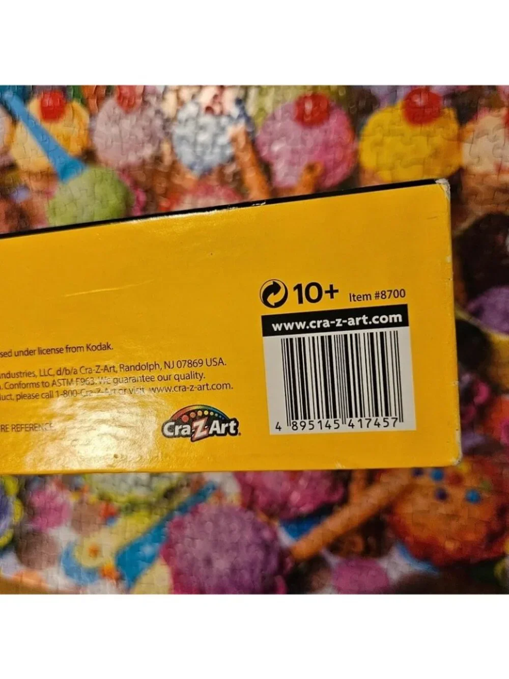 1000 piece puzzle Ice Cream Kodak